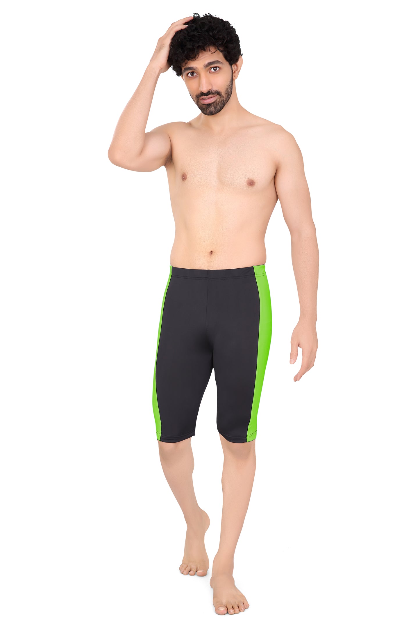 Stripped Swim Trunks