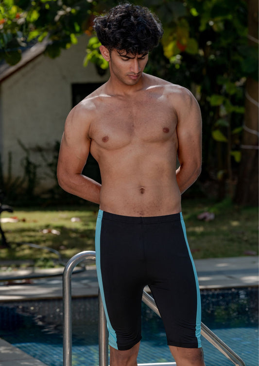 Stripped Swim Trunks